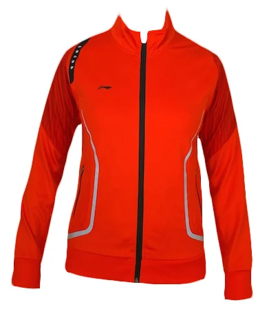 Badminton Tracksuit Jacket - WC Jacket Red Women