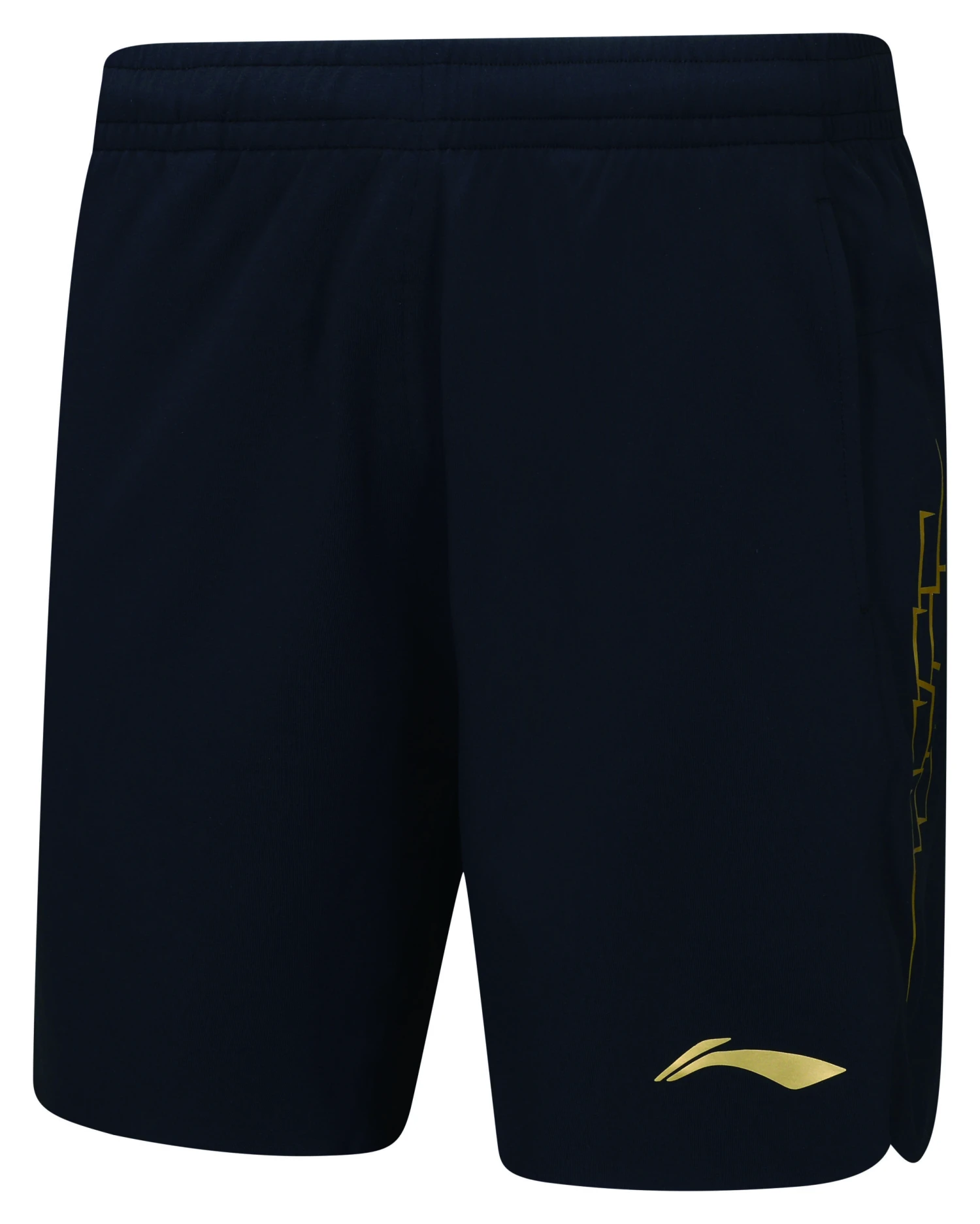Badminton Shorts - Golden Drop Black