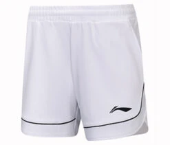 Badminton Shorts - Single Stripe White Women