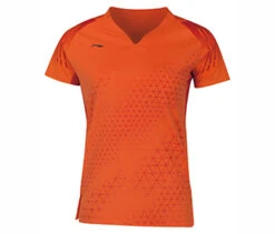 Badminton T-shirt - Team 2020 Exclusive Orange Girl