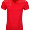 Badminton T-shirt - Golden Drop Red Exclusive Women