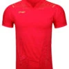 Badminton T-shirt - Golden Drop Red E