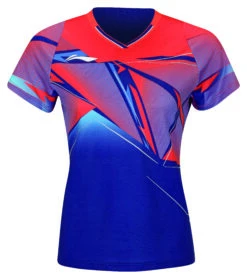 Badminton T-shirt - Pieces Blue Women