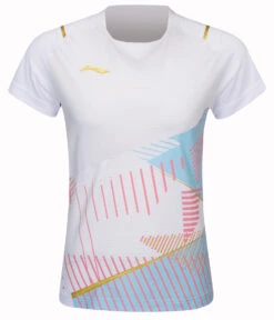 Badminton T-shirt - Deep White Exclusive Woman