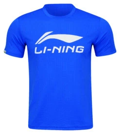 Badminton T-shirt - Logo Blue