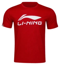 Badminton T-shirt - Logo Red