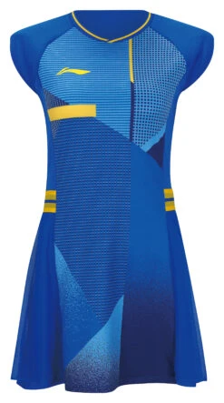 Badminton Dress - Square Blue