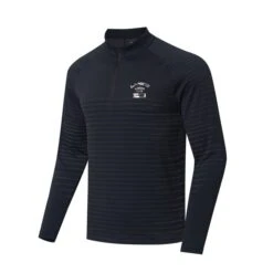 Running Shirt - Half Zip Long Sleeve Warm Black