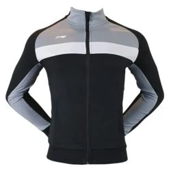 Badminton Tracksuit Jacket - White Stripe - UNISEX