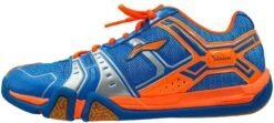 Badminton Shoes - Saga Light Blue/Orange
