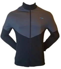 Badminton Tracksuit Jacket - Club Silver - UNISEX