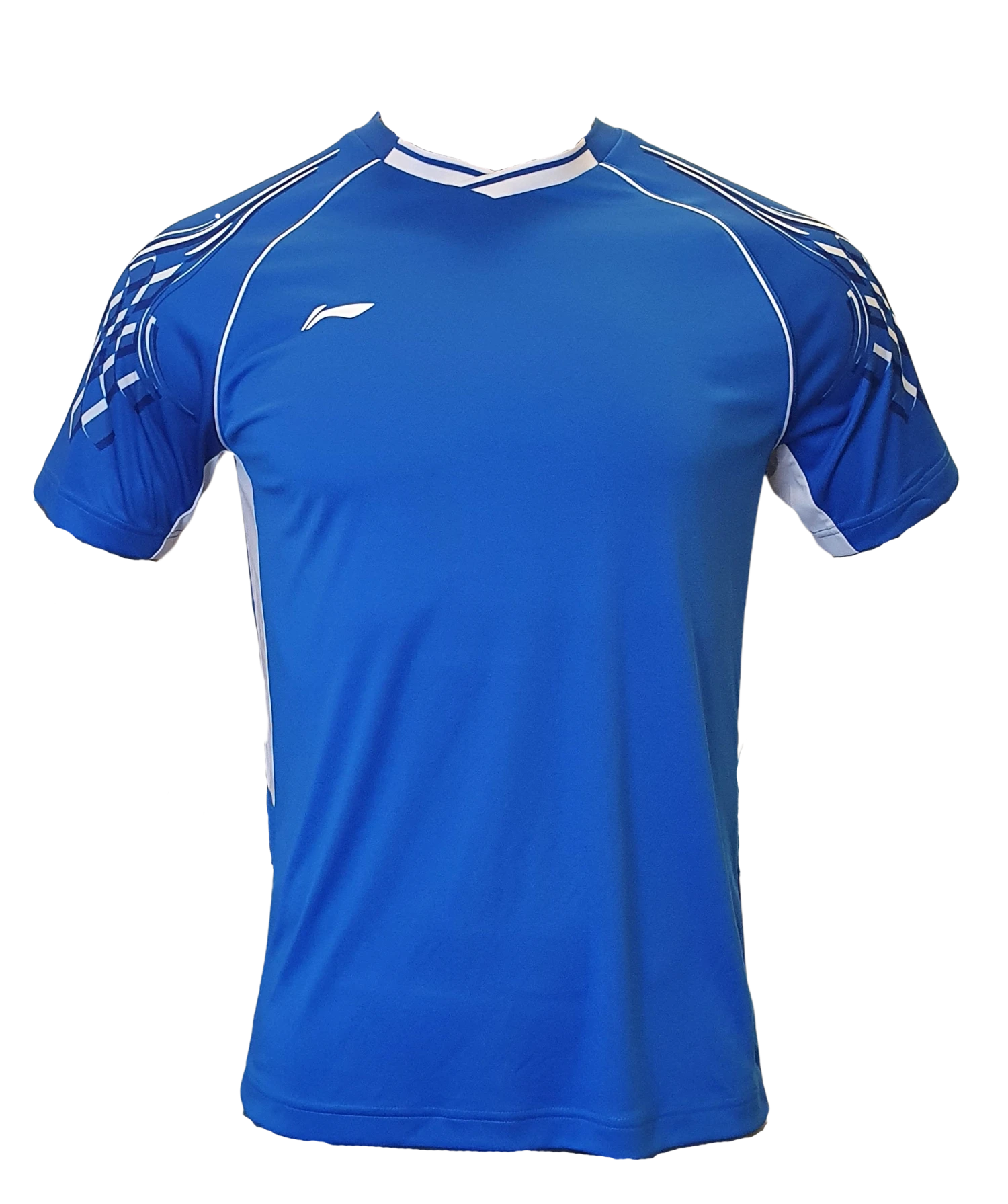 Badminton T-shirt - Club Wave Blue - UNISEX